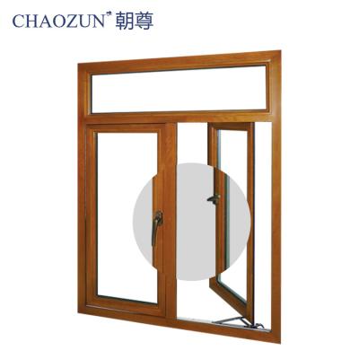 China Cheap Black Aluminum Framed Tempered Glass French Casement Grilled Window Price For Double Modern Prefab House for sale