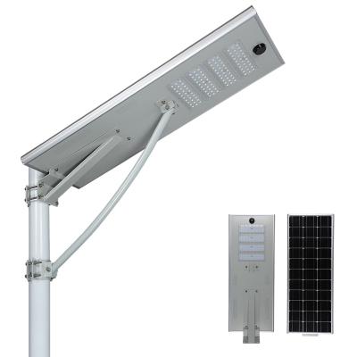 China ROAD solar outdoor lamp waterproof all in one led street light 60w integrated solar street light for sale