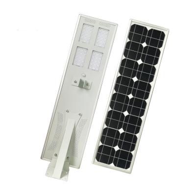 China Automatic ROAD high power outdoor motion sensor all in one integrated 60W led solar street light price with battery b for sale