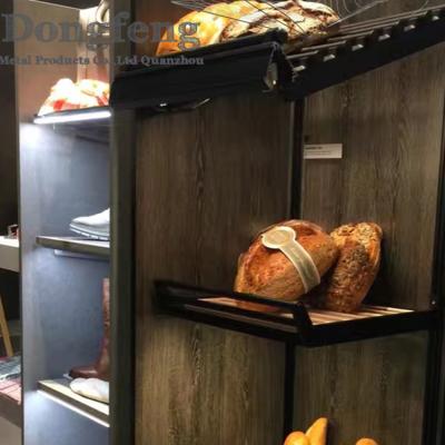 China Modern Different Size Display Rack Bread Display Cabinet for sale