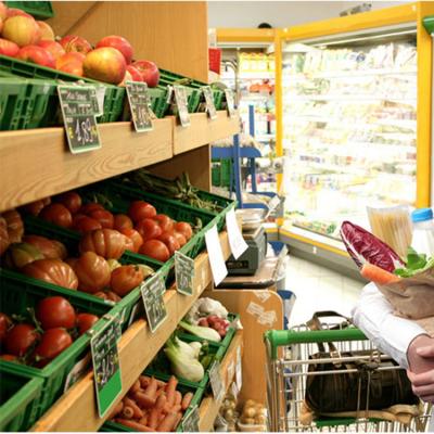 China Double Sided Customized Supermarket Rack Vegetable And Fruit Display Stands for sale