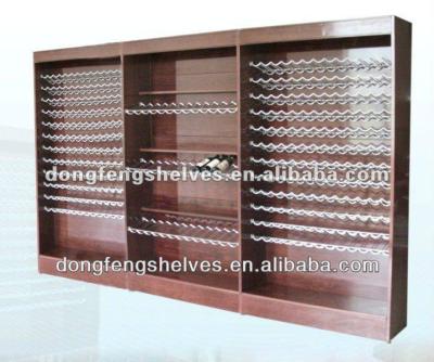 China Sustainable Wall Mounted Red Wine Bottle Rack for sale