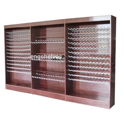 China Multifunctional hot sale viable red wine bottle rack shelf for wine shop for sale