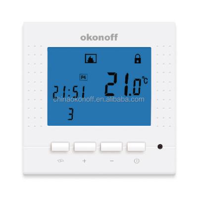 China S430PE LCD Room Digital Programmable Smart Thermostat Electric Heating Under Screen Modern Floor for sale