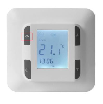 China AZ43E 220V 16A Modern Electric Radiant LCD Floor Heating Room Thermostat for sale