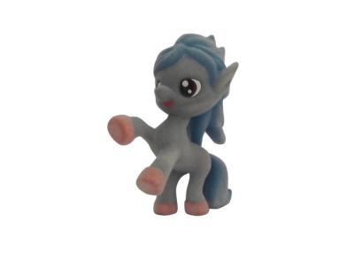 China Realistic Unique Plastic Pony Toys Customized With Black Alarming Posture for sale