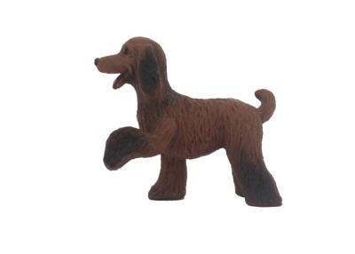 China Non - Toxic Artificial Plastic Dog Figurines Small Carrot Color For Kids Gifts for sale