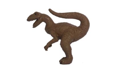 China Brinquedos plásticos personalizados EN71 do dinossauro, 5.5cm Drak Brown poucos dinossauros plásticos à venda