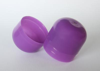 China Purple Small Plastic Toy Capsules , Festival 6cm Funny Empty Vending Machine Capsules for sale