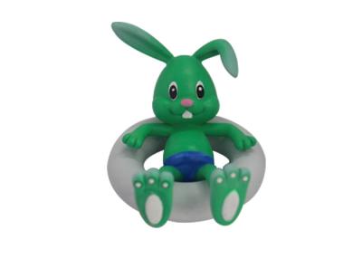 China Swimming Rubber Color Changing Bath Toys , Long Ear Rabbit Cute Floating Bath Toys for sale