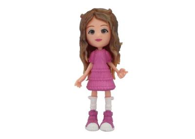 China Amaranth Pretty Eyes Painting Plastic Girl Doll Toys BSCI For Kids Playing for sale