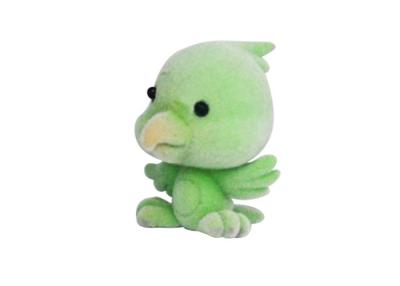 China 3 - 4CM Plastic Miniature Toys Bird Green With Sharp Mouth For Kid Playing for sale