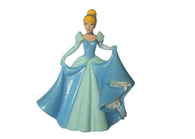 China TPE Disney White Princess Plastic Figures With 10 cm For Kids Playing for sale