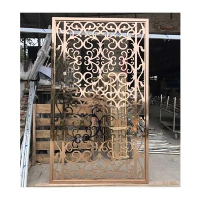 China Medium Size Factory With Competitive Price Customized Laser-Cut-Room-Divider Garden Decorative Outdoor Privacy Art Corten Steel Screens Panels for sale