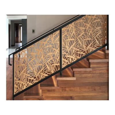 China Easily Assembled Laser Cut Metal Panel Fencing Decorative Metal Plate Decorative Fence Stair Metal Panels for sale