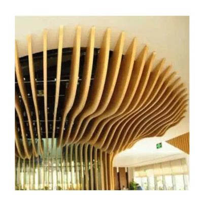 China Artistic Custom Wavy Aluminum Ceiling Panel Aluminum Ceiling Panels For Mall Hotel Home Decor for sale