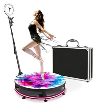 China Manual and automatic led magic booth 360 68CM/80CM/110CM/115cm 80cm photo rotating selfie iPad mirror photobooth machine for sale