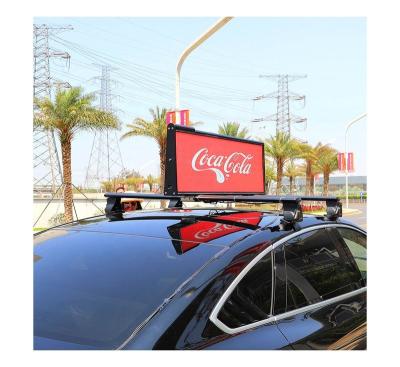 China Outdoor Ready Stock 3G 4G WiFi Car Advertising Digital Sign Taxi Roof Led Display for sale