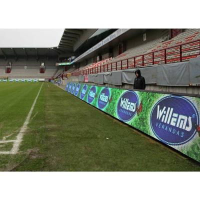 China Outdoor sports display screen p10 p13.33 p16 football stadium screen led display for sale