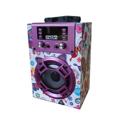 China OEM Mini 5w Wooden Karaoke Player Wireless Speaker for sale