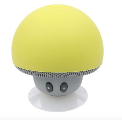 China Wireless Cartoon Mushroom Wireless Mini Wireless Speaker With Waterproof Sucker for sale