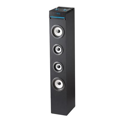 China 2018 hot selling wireless system home theater DJ BT tower bass speaker with CD BOX phone docking for sale