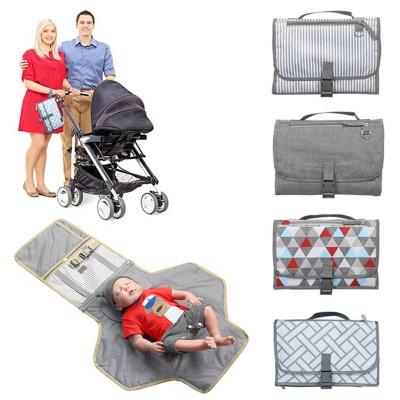 China Newborns Diaper Cover Baby Diaper Cover Foldable Waterproof Changing Mat Clean Hand Folding Diaper Bag Play Mat Water Resistant for sale