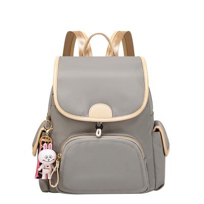 China Anti-theft Large Capacity Women's Backpack Fasion Girls Waterproof Oxford Cloth Travel Bag Vesions Soft Korean Lady Should Bags for sale