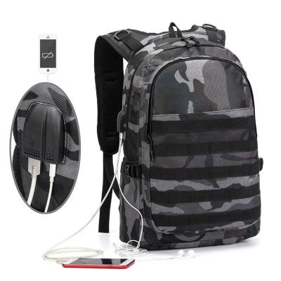 China With USB Bag Men Wholesale Tactical Camouflage Military Backpacks With USB Interface Male Outdoor Sports Rucksack Travel Climbing Bags for sale