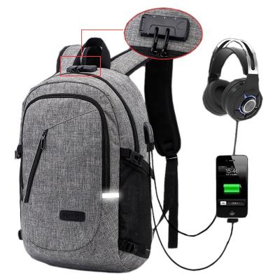 China With USB wholesale men backpack large capacity infantry package waterproof male casual anti-theft travel laptop bags for sale