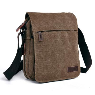 China Fashion Men Shoulder Bags Vintage Canvas Fashion Zipper Ipad Bag Messenger Bag Male Handbag New Casual Gift For Man 2022 for sale