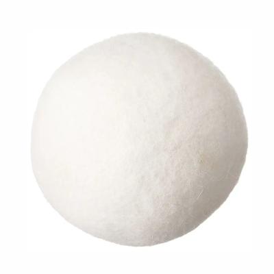 China Eco-fiendly new product durable hot selling recommendation: natural and environment-friendly laundry cleaning balls, organic wool drier balls for sale