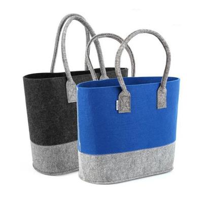 China Fashion \ 2023 factory wholesale fashion comfortable \ durable, environmental protection, and durable felt hand-held shopping bags with customizable brands for sale