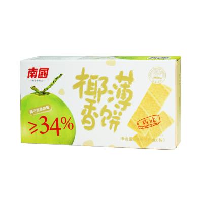 China Natural Salty Coconut Flavor Nanguo Crispy COCONUT COOKIE COOKIE for sale