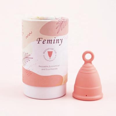 China Ring Cup Copa Menstrual Cups 100% Eco-Friendly Reusable Silicone Menstrual Period Medical Cup for sale