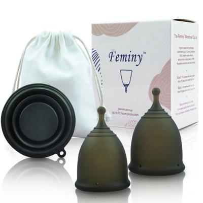 China 100% Silicone Menstrual Cup Wholesale Medical Grade Silicone Menstrual Cup Menstrual Cup Silicone With Box Menstrual Cup Box Custom for sale