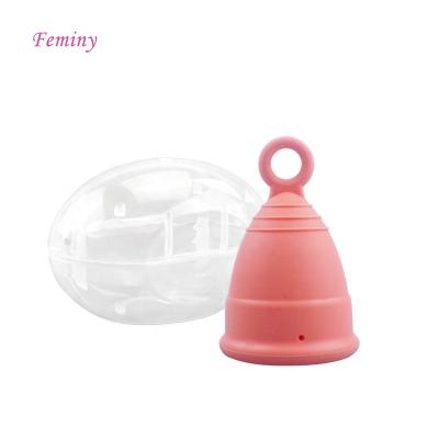 China Ring Menstrual Cup Custom Packaging High Quality Reusable Copa Eco Friendly Menstrual for sale