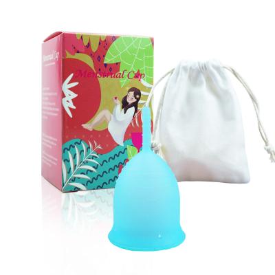 China 100% Medical Grade Silicone Menstrual Cup Gift Box With Cup Menstrual Cup Medical Grade Silicone for sale