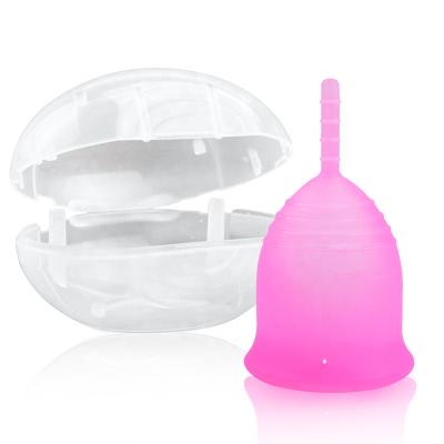 China Reusable Menstrual Cup Case Boxes For Menstrual Menstrual Cups Plastic Enclosure Menstrual Cup for sale