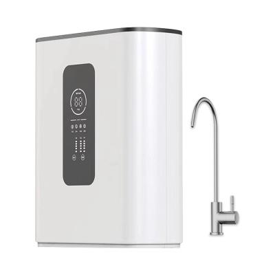 China Hotel low cost water purifier Home wall mounted ro water purifier high flow TDS display drinking water purifier for sale