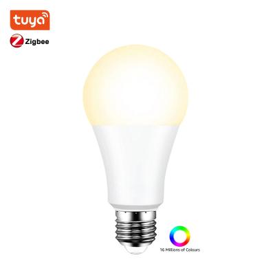 China Zigbee Home Smart Light Bulb TUYA Color Atmosphere Alexa Google Light Remote Control Home for sale