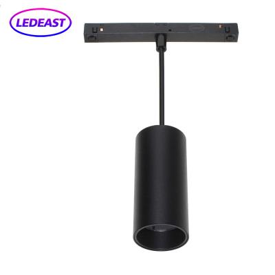 China LEDEAST TLMH-18 18W DC48V Low Voltage Magnet Track System Ceiling Lamp Ra90 LED Indoor Lighting Indoor Magnetic Pendant Spotlight for sale