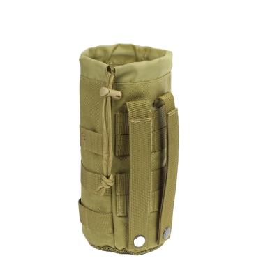 China Tactical Bag Custom Folding Water Bottle Holder Bag Net Material Tactical Water Bottle Pouch for sale