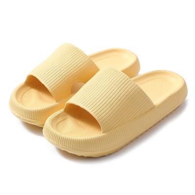 China Thick Eva Bedroom Slippers Home Bathroom Slippers Lightweight Rubber-plastic Couple Eva Soft Bottom for sale