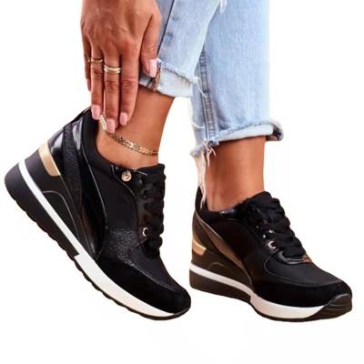 China Fashion Trend Promotion Women's Flat Ladies Fashion Sneakers Casual Canvas Shoes Women for sale