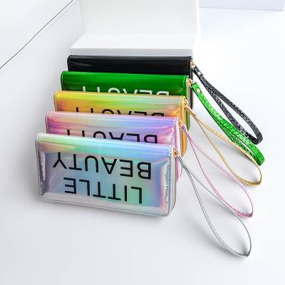 China No Laser Wallet Fashion Beautiful Design Fluorescent Geometric Women Purse Hot Selling Wallets For Women for sale