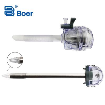 China China Factory Wholesale Metal Hospital Surgical Endoscopic Disposable Optical Trocar for sale