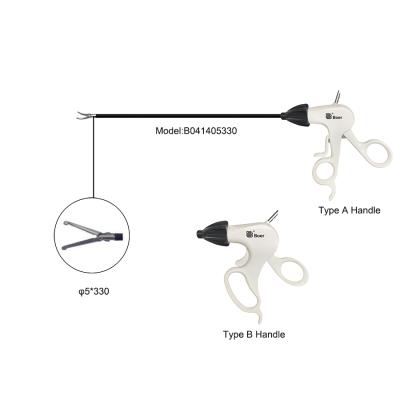 China Metal factory direct supply disposable laparoscopic unipolar right angle dissection forceps for sale