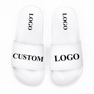 China Wholesale Fashion Trend High Quality Fashion Slides Custom Made Sandals Men Slippers Woman Slipper With Logo for sale