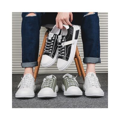 China New Fashion Trend Summer Men's Sports Soft Breathable Casual Shoes Tend Anti Slip Canvas Panel Running Shoes for sale